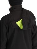 Thumbnail CMP, 3A01787N softshell ski jacket men Black / Acid black 