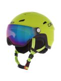 Thumbnail CMP, WJ-2 ski helmet with visor kids Apple green 