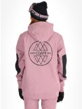 Thumbnail ColourWear, U Est 2010 Hood softshell ski jacket unisex Dark Rose pink 