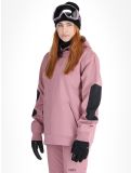 Thumbnail ColourWear, U Est 2010 Hood softshell ski jacket unisex Dark Rose pink 