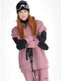 Thumbnail ColourWear, U Est 2010 Hood softshell ski jacket unisex Dark Rose pink 