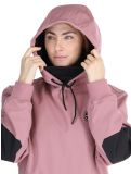 Thumbnail ColourWear, U Est 2010 Hood softshell ski jacket unisex Dark Rose pink 