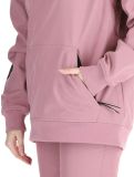 Thumbnail ColourWear, U Est 2010 Hood softshell ski jacket unisex Dark Rose pink 