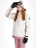 Thumbnail ColourWear, W Signature winter anorak women Off-White purple, white 