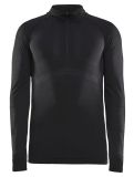 Thumbnail Craft, Active Intensity Zip thermal shirt men Black / Asphalt black 