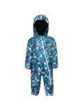 Thumbnail Dare2b, Bambino II ski suit kids floral print river blue 