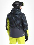 Thumbnail Dare2b, Baseplate ski jacket men Neon Spring / Black Geo Camo Print black, green 