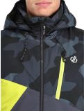 Thumbnail Dare2b, Baseplate ski jacket men Neon Spring / Black Geo Camo Print black, green 