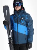 Thumbnail Dare2b, Baseplate II ski jacket men Moonlight Denim / Athletic Blue Mountain Print blue 