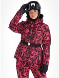 Thumbnail Dare2b, Crevasse ski jacket women Pure Pink Graffiti Print P9Z pink 