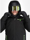 Thumbnail Dare2b, Eagly II ski jacket men Black / Green Flash black, green 