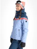 Thumbnail Dare2b, Flurry ski jacket women Hydrangea Blue / Red Sky blue, red 