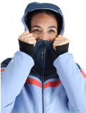 Thumbnail Dare2b, Flurry ski jacket women Hydrangea Blue / Red Sky blue, red 