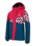 Thumbnail Dare2b, Humour III ski jacket kids Berry Pink / Dusty Rose Cheetah Print / Moonlight Denim blue, pink 