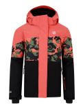 Thumbnail Dare2b, Humour III ski jacket kids Orange Rust / Orange Rust Camo Print / Black black, orange 