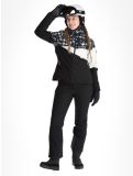 Thumbnail Dare2b, Ice III ski jacket women Black Distressed Dogtooth Print black, white 