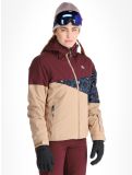 Thumbnail Dare2b, Ice III ski jacket women Fig / Cashmere beige, purple 