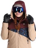 Thumbnail Dare2b, Ice III ski jacket women Fig / Cashmere beige, purple 