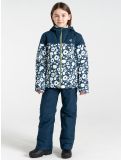 Thumbnail Dare2b, Liftie ski jacket kids Moonlight Denim / Moonlight Denim Daisy Print blue, white 