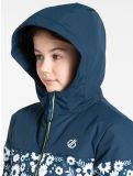 Thumbnail Dare2b, Liftie ski jacket kids Moonlight Denim / Moonlight Denim Daisy Print blue, white 