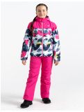 Thumbnail Dare2b, Liftie ski jacket kids Pure Pink / Quiet Blue Abstract Mountain Print blue, pink 