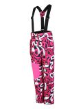 Thumbnail Dare2b, Pow ski pants kids Kids Ski Graffiti Print red 