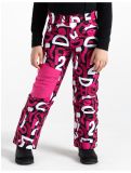 Thumbnail Dare2b, Pow ski pants kids Kids Ski Graffiti Print red 