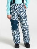 Thumbnail Dare2b, Pow ski pants kids Moonlight Denim Daisy Print blue 