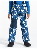 Thumbnail Dare2b, Pow ski pants kids Olympian Blue Graffiti Print blue 