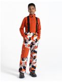 Thumbnail Dare2b, Pow ski pants kids Puffins Orange Geo Camo Print orange 