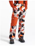 Thumbnail Dare2b, Pow ski pants kids Puffins Orange Geo Camo Print orange 