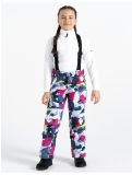 Thumbnail Dare2b, Pow ski pants kids Quiet Blue Abstract Mountain Print multicolor 