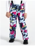 Thumbnail Dare2b, Pow ski pants kids Quiet Blue Abstract Mountain Print multicolor 