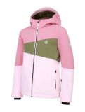 Thumbnail Dare2b, Steazy III ski jacket kids Dusty Rose / Olivine Green / Crystal Rose green, pink 