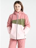 Thumbnail Dare2b, Steazy III ski jacket kids Dusty Rose / Olivine Green / Crystal Rose green, pink 