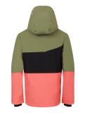 Thumbnail Dare2b, Steazy III ski jacket kids Olivine Green / Black / Orange Rust black, green, orange 