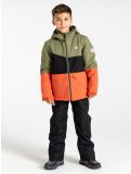 Thumbnail Dare2b, Steazy III ski jacket kids Olivine Green / Black / Orange Rust black, green, orange 