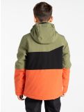 Thumbnail Dare2b, Steazy III ski jacket kids Olivine Green / Black / Orange Rust black, green, orange 