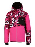 Thumbnail Dare2b, Traverse ski jacket kids Kids Ski Graffiti Print / Black pink 