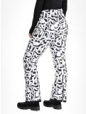 Thumbnail Dare2b, Upshill softshell ski pants women Black and White Graffiti Print black, white 