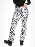 Thumbnail Dare2b, Upshill softshell ski pants women Black and White Graffiti Print black, white 