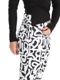 Thumbnail Dare2b, Upshill softshell ski pants women Black and White Graffiti Print black, white 