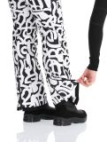 Thumbnail Dare2b, Upshill softshell ski pants women Black and White Graffiti Print black, white 