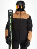 Thumbnail Degre7, Devol ski jacket men Terre black, brown 