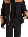 Thumbnail Degre7, Devol ski jacket men Terre black, brown 