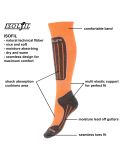 Thumbnail Deluni, Gaia ski socks unisex Orange orange 