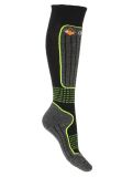 Thumbnail Deluni, Gaia ski socks unisex Black With Neon Green Lines black, green 