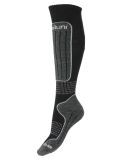 Thumbnail Deluni, Luca 3 Pair ski socks 3 pair kids Black With Grey Lines black, grey 