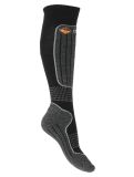 Thumbnail Deluni, Gaia 3 pair ski socks 3 pair unisex Black With Grey Lines black, grey 