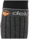 Thumbnail Deluni, Gaia 3 pair ski socks 3 pair unisex Black With Grey Lines black, grey 